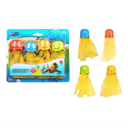 Diving Jellyfish Toys 4-Piece