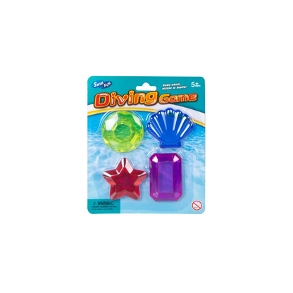 Diving Gemstone Toys 4-Piece Set