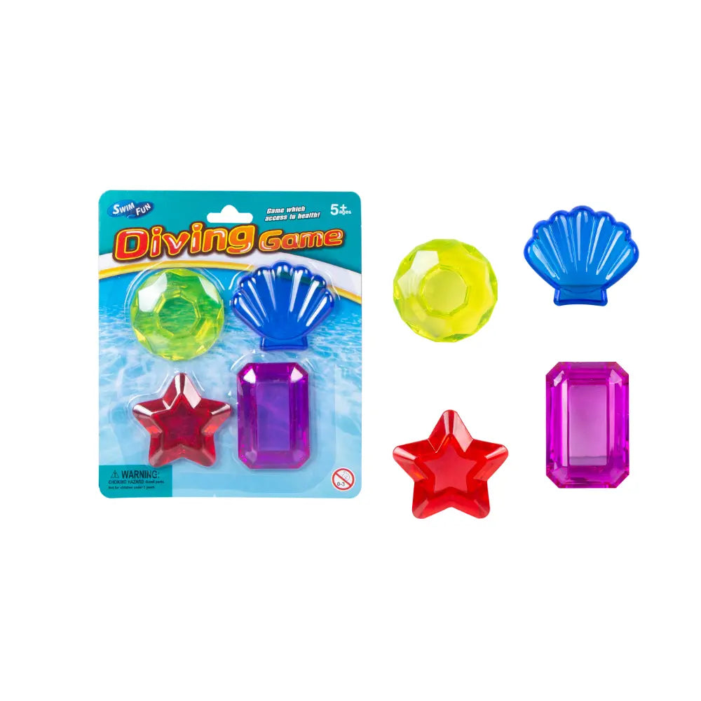 Diving Gemstone Toys 4-Piece Set