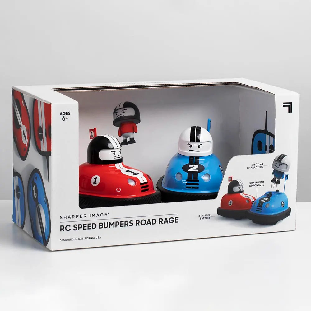 Sharper Image RC Speed Bumper Red and Blue Rag Battery-Operated