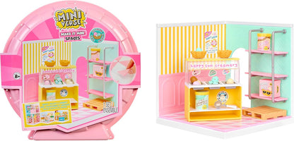 Miniverse Make It Mini Spaces Starter Pack Pink Miniature Display and Customization Set