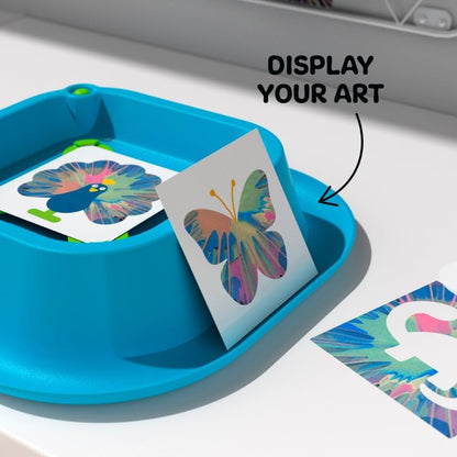 Discovery 3D Neon Spin Motorized Art Station Battery-Operated