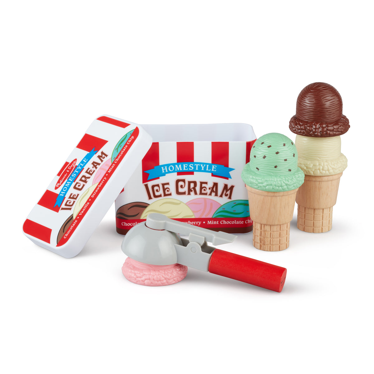 Melissa & Doug Pretend Play Ice Cream Cone Set for Kids