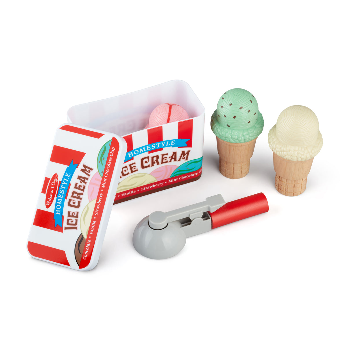 Melissa & Doug Pretend Play Ice Cream Cone Set for Kids