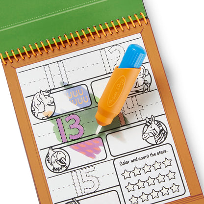 Melissa & Doug Water WOW! Numbers Reusable Water-Reveal Activity Book