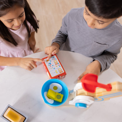 Melissa & Doug Wooden Make-a-Cake Mixer Pretend Play Set