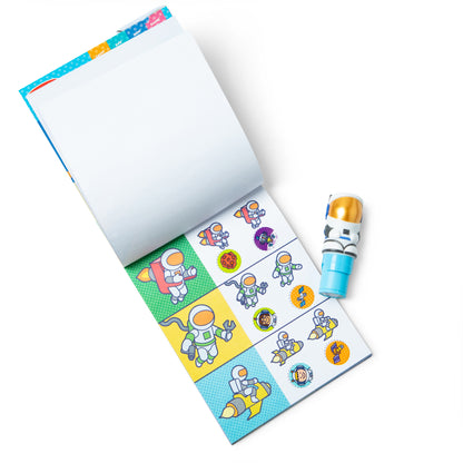 Melissa & Doug Sticker WOW! Astronaut Sticker Stamper Activity Set