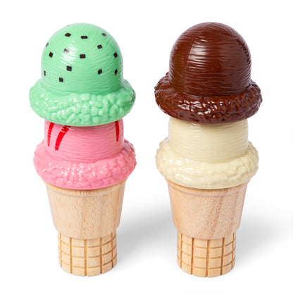 Melissa & Doug Pretend Play Ice Cream Cone Set for Kids