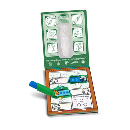 Melissa & Doug Water WOW! Numbers Reusable Water-Reveal Activity Book