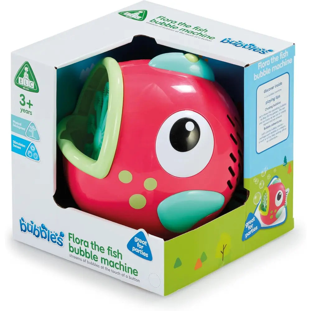 Early Learning Centre Flora The Fish Bubble Machine - Automatic Motorized Blower