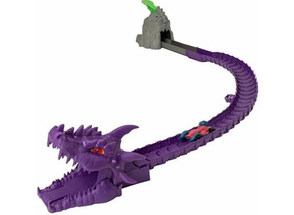 Teamsterz Beast Machines Dragon Destroyer with 1 Die-Cast Car Slam Launcher Playset for Kids