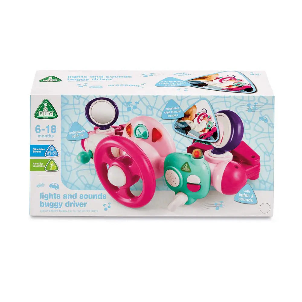 Early Learning Centre  Light and Sound Buggy Driver Pink