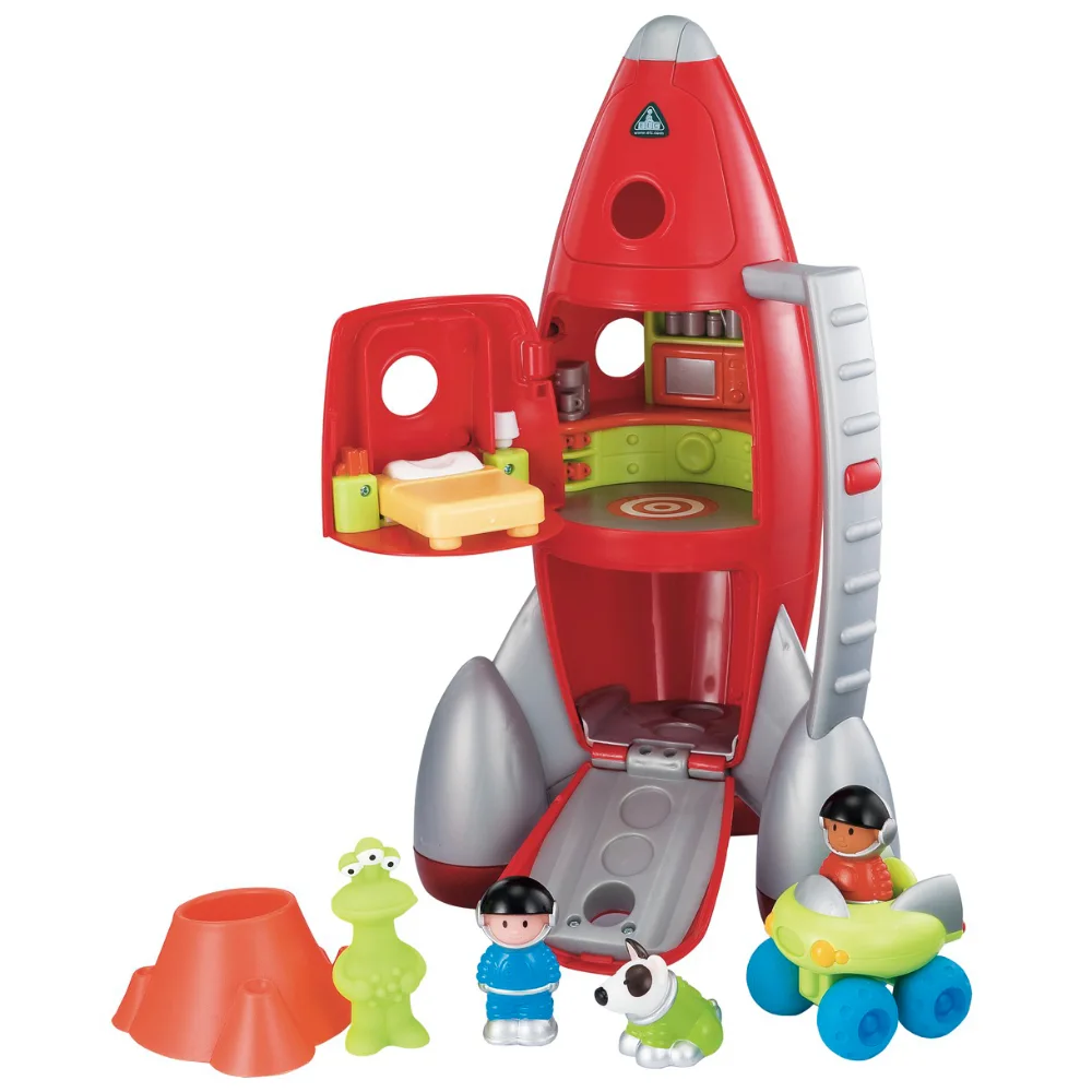 Early Learning Centre Happyland Lift-Off Rocket Lights & Sounds Playset