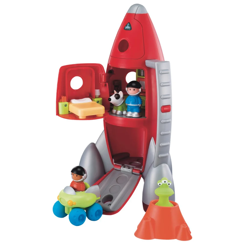 Early Learning Centre Happyland Lift-Off Rocket Lights & Sounds Playset