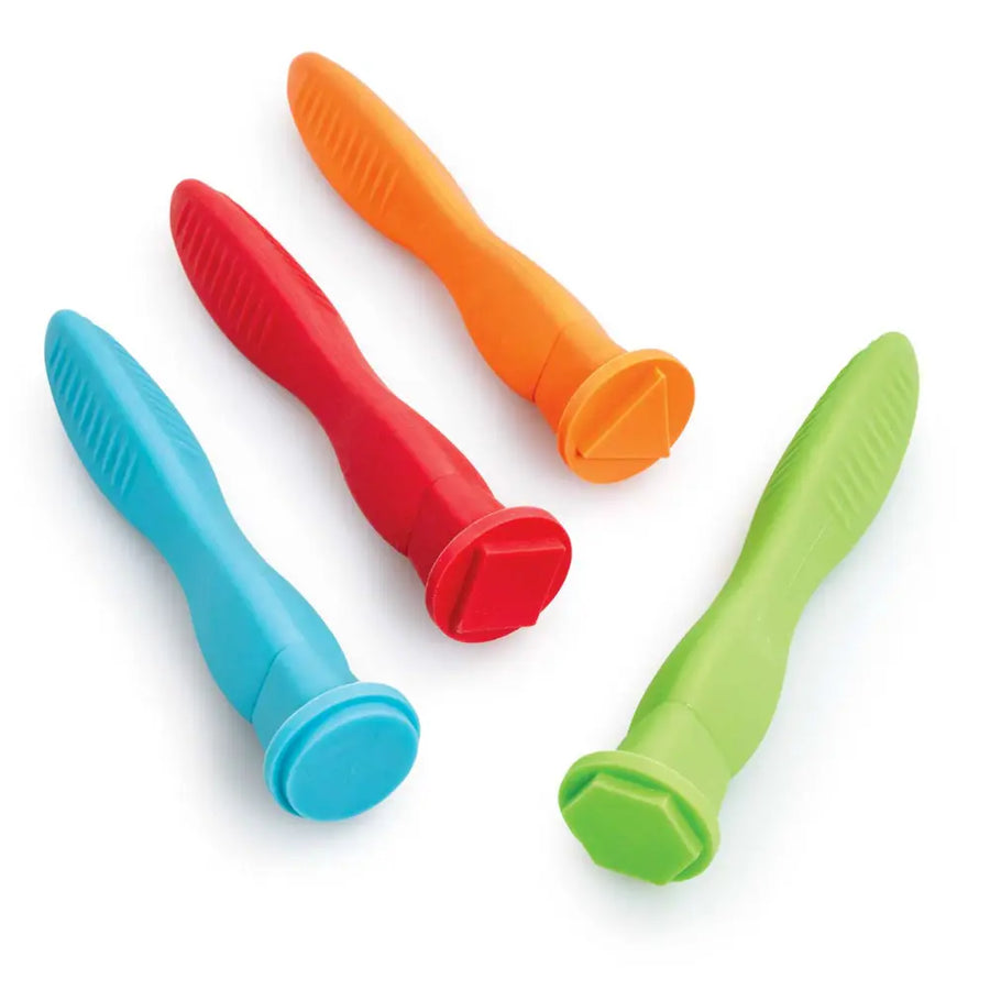Early Learning Centre Art And Craft Soft Grip Geo 4 Pack