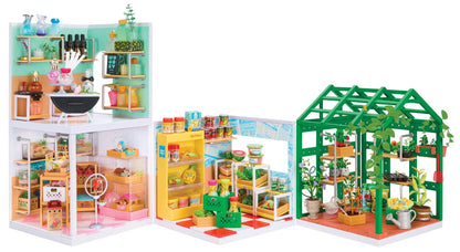 Miniverse Spaces Starter Pack Greenhouse Collectible Playset for Kids