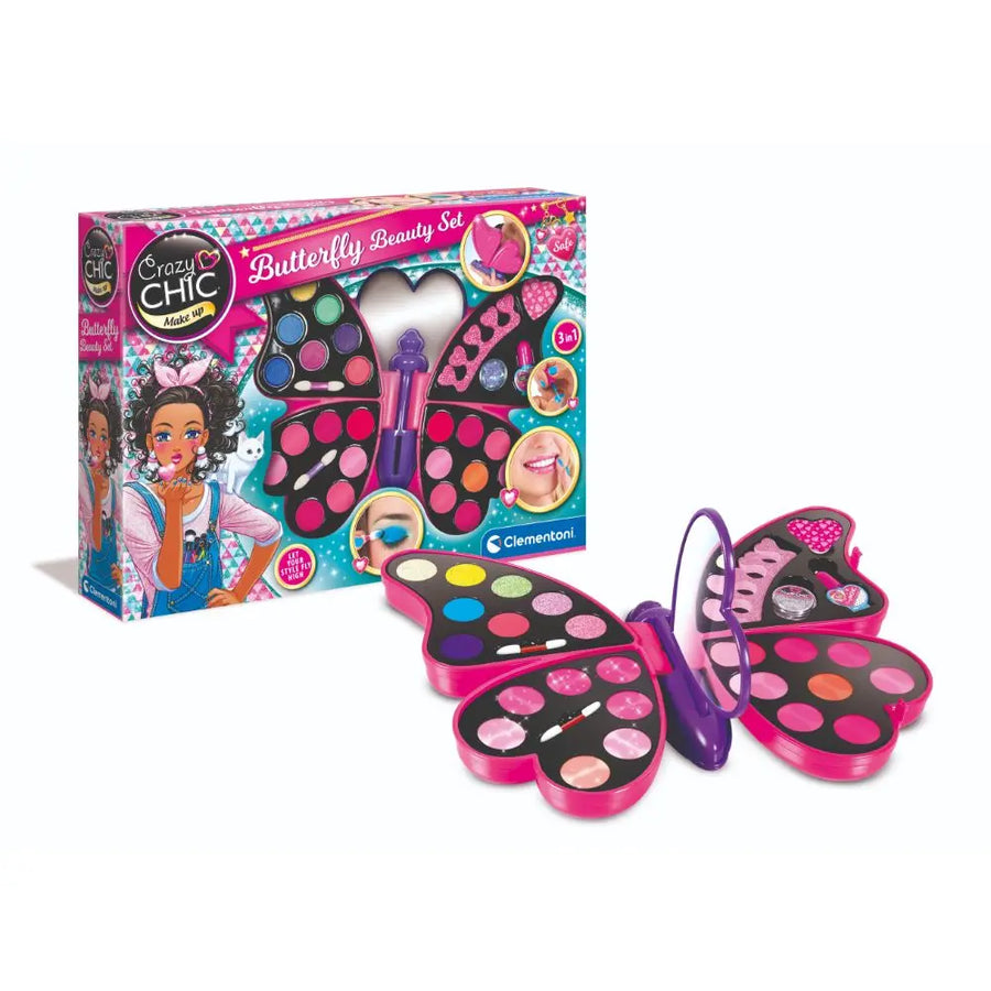 Clementoni Crazychic Butterfly Beauty Set