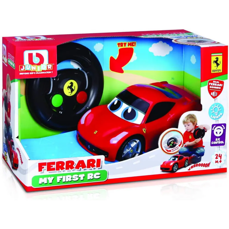 Bburago Junior Ferrari My First RC 458 Italia Battery-Operated