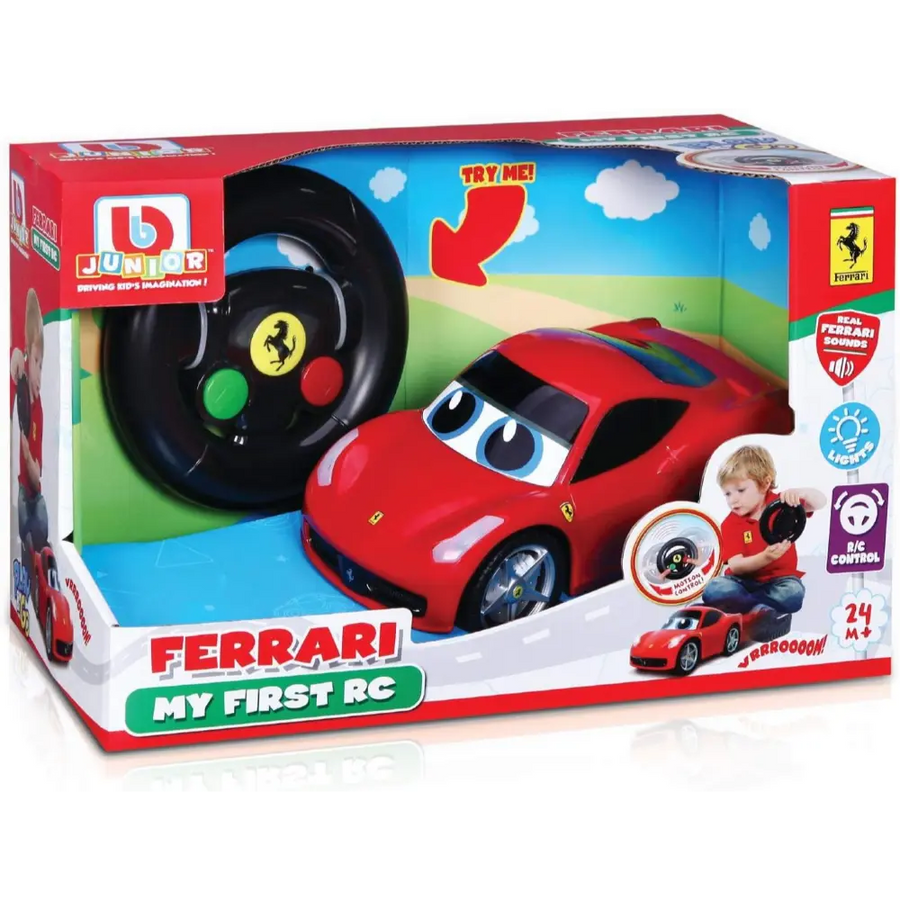 Bburago Junior Ferrari My First RC 458 Italia Battery-Operated