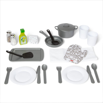 Melissa & Doug Pretend Play Kitchen Accessory Set - 22 Pieces