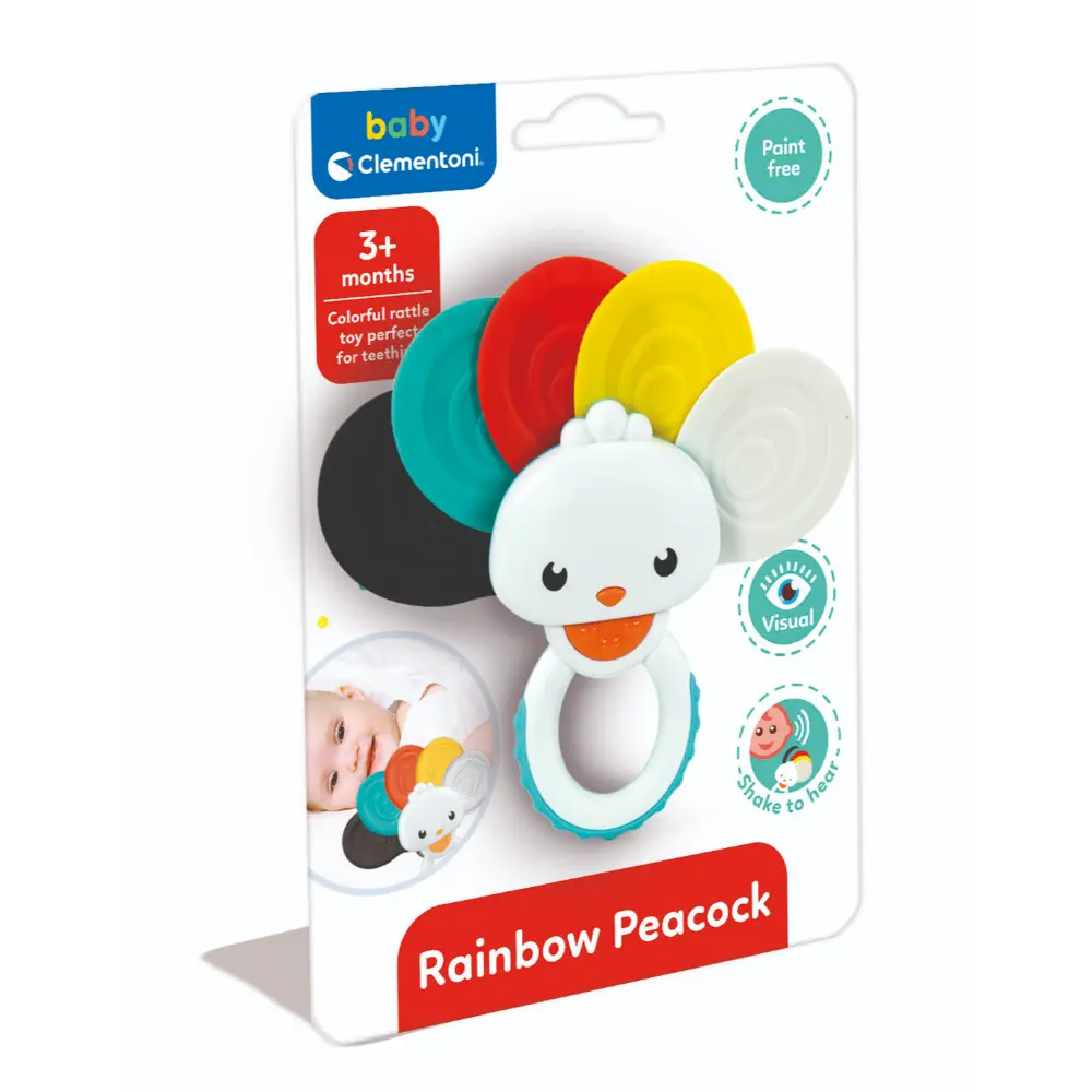 Clementoni Baby Interactive Peacock Toys for Baby