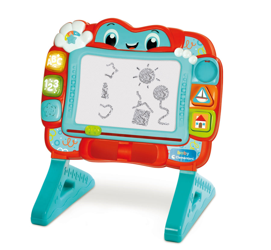 Clementoni Baby Interactive Draw & Learn Magnetic Drawing Board 18M+