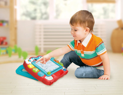 Clementoni Baby Interactive Draw & Learn Magnetic Drawing Board 18M+