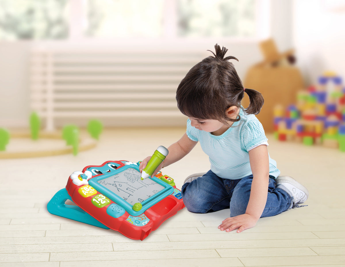 Clementoni Baby Interactive Draw & Learn Magnetic Drawing Board 18M+