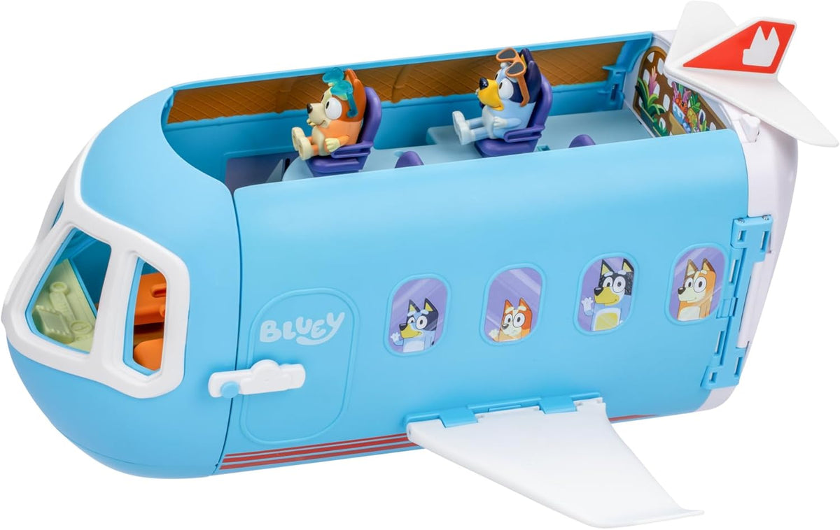 Bluey 3-in-1 Airplane Playset with Accessories
