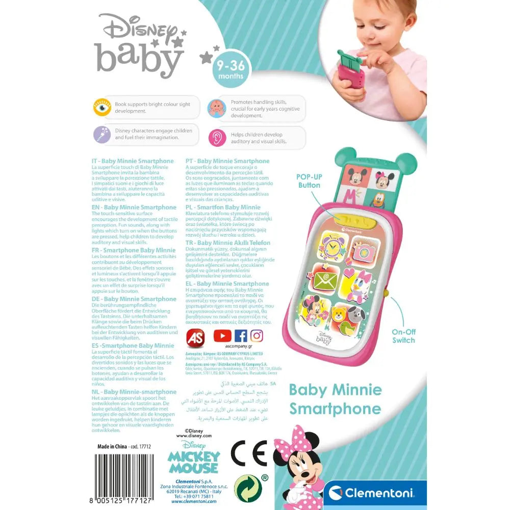 Disney Baby Minnie Smartphone Light And Soun