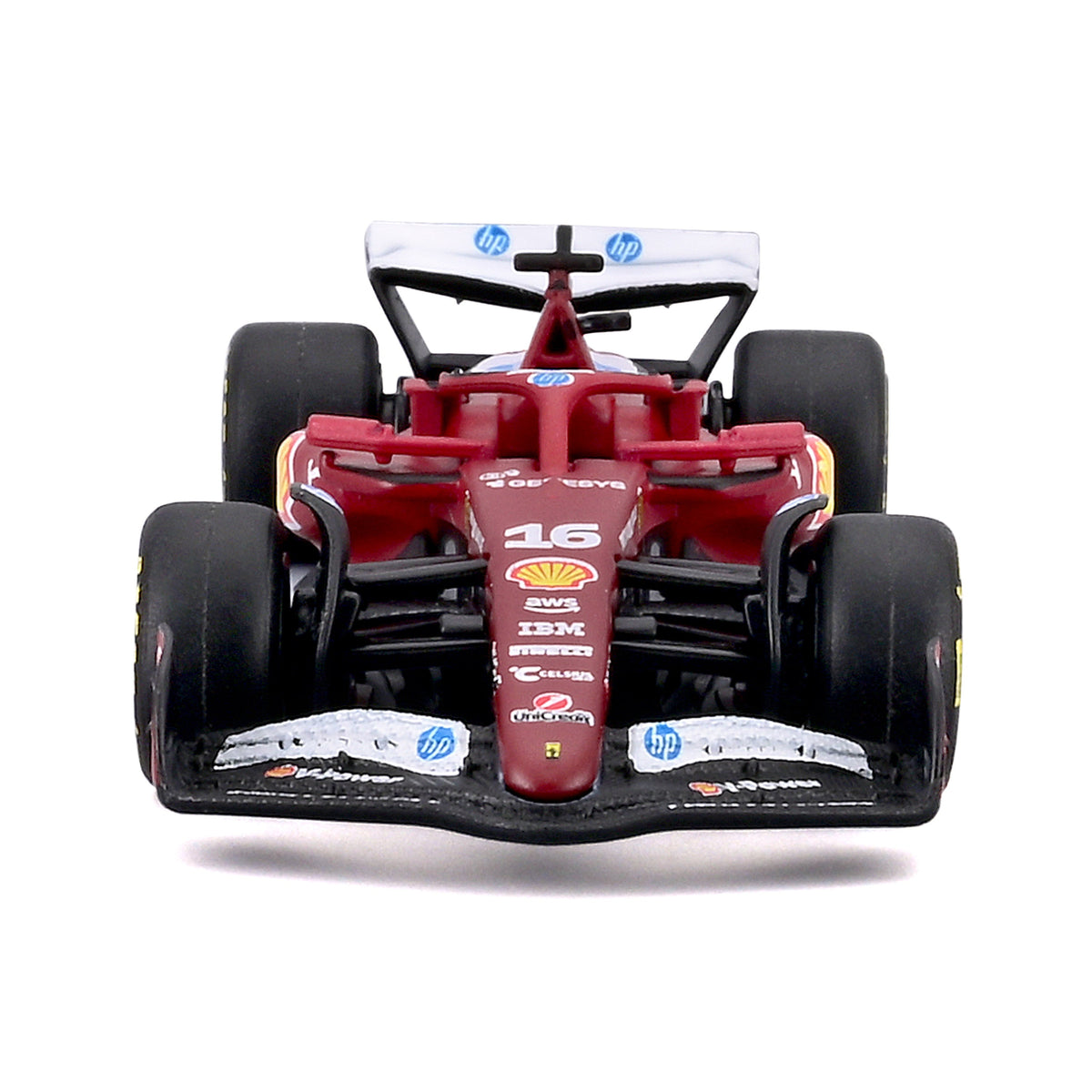 Bburago Ferrari SF-25 #16 Charles Leclerc Australian GP 2025 1:64 Die-Cast Formula 1 Collectible Race Car Toys for Kids