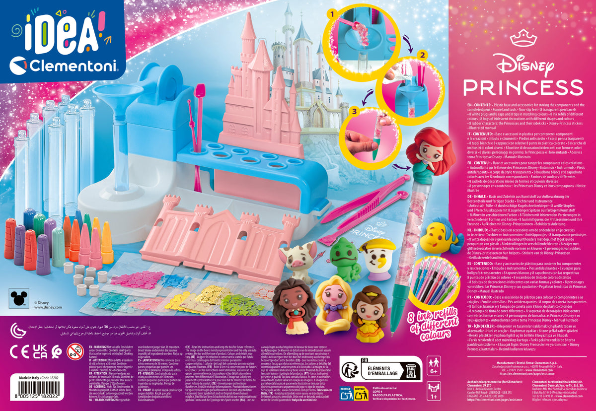 Clementoni Disney Princess Pen Lab Creative Craft Kit for Kids 6+