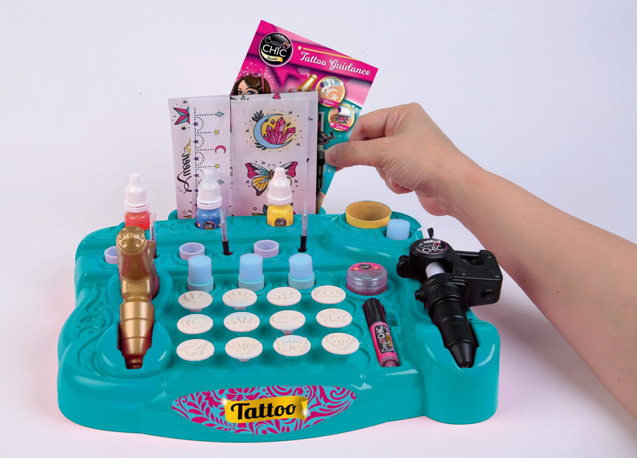 Clementoni Crazy Chic My Tattoo Lab DIY Temporary Tattoo Kit for Kids