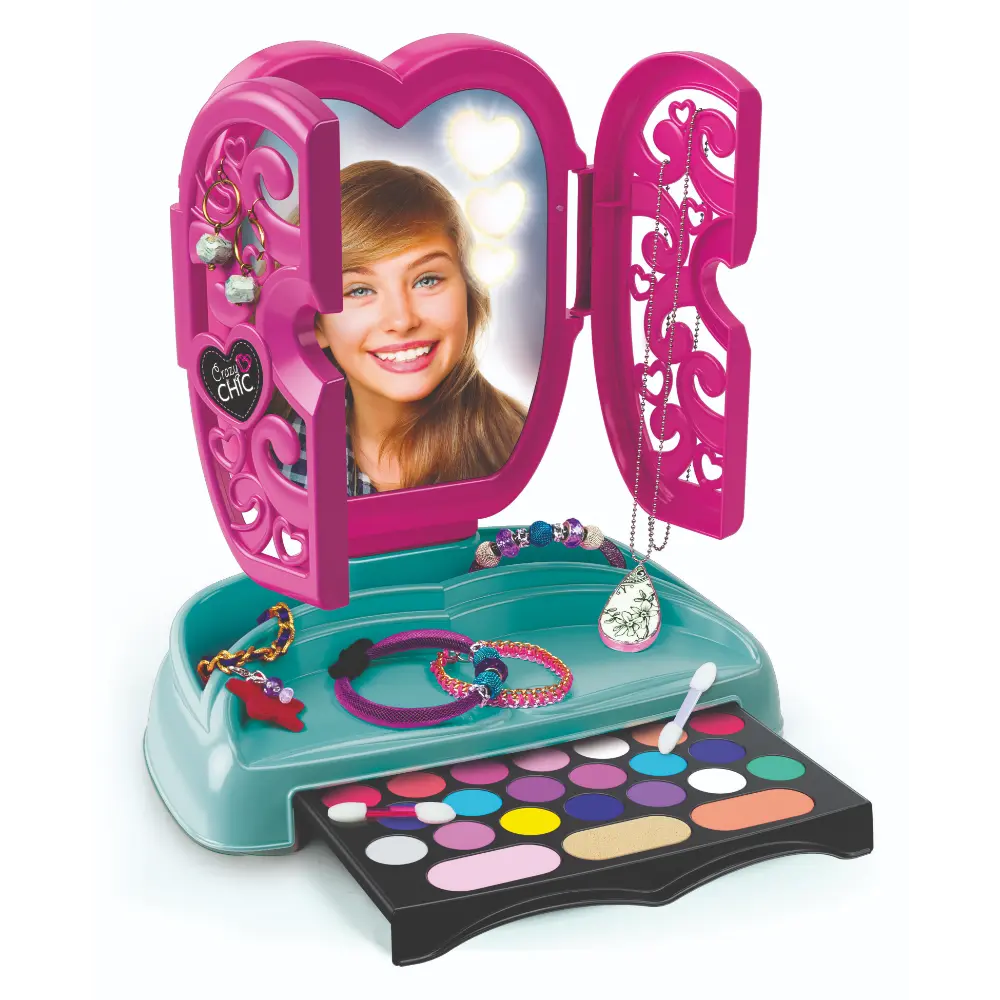 Clementoni Crazychic Mirror Make Up Battery-Operated