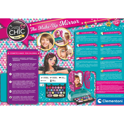 Clementoni Crazychic Mirror Make Up Battery-Operated