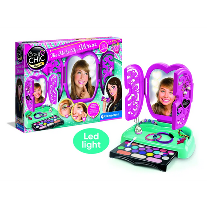 Clementoni Crazychic Mirror Make Up Battery-Operated