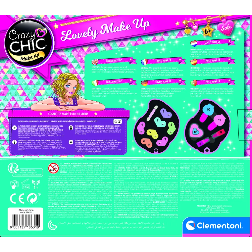 Clementoni Crazy Chic Mermaid Make Up Set