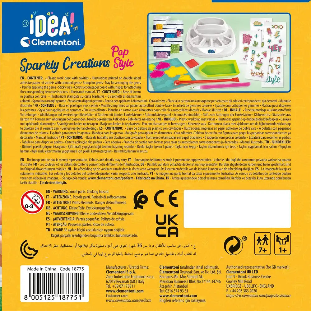 Clementoni Idea Sparkly Creations Pop Style