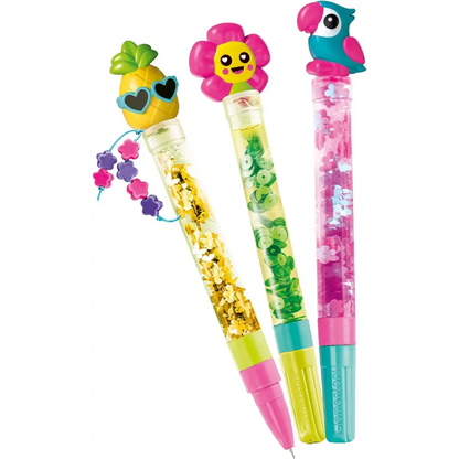 Clementoni Idea Tropical Pens 3-Piece Creative Pen Set for Kids