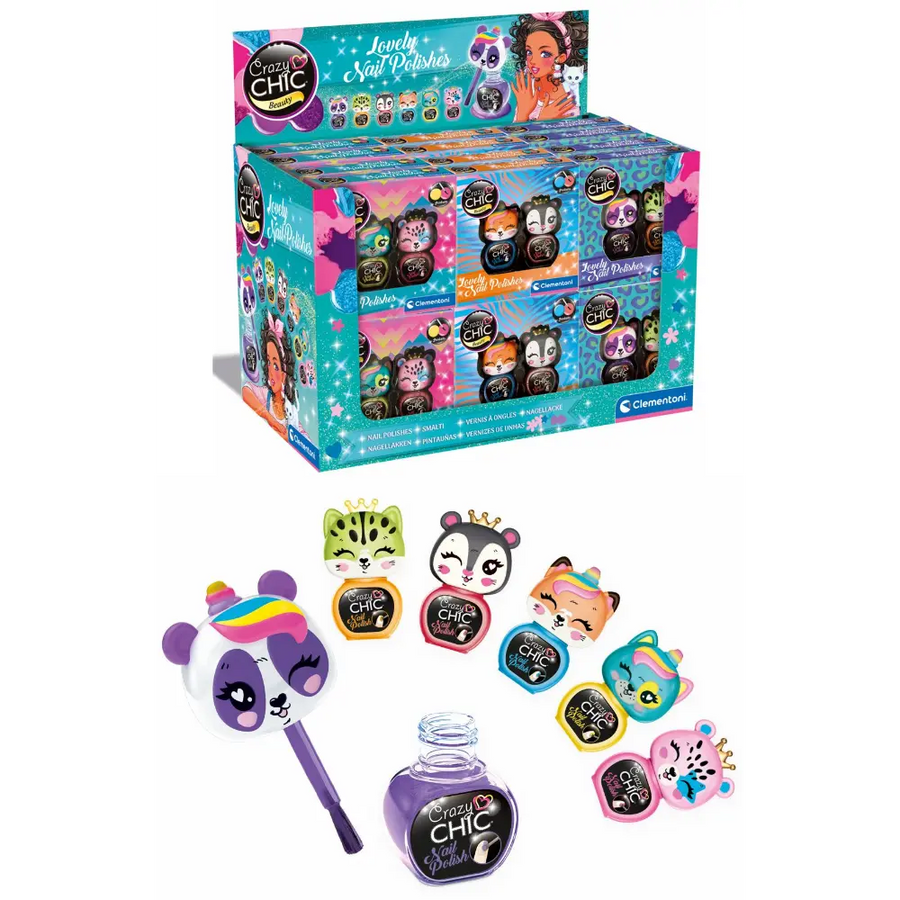 Clementoni Crazychic Nail Polish Set