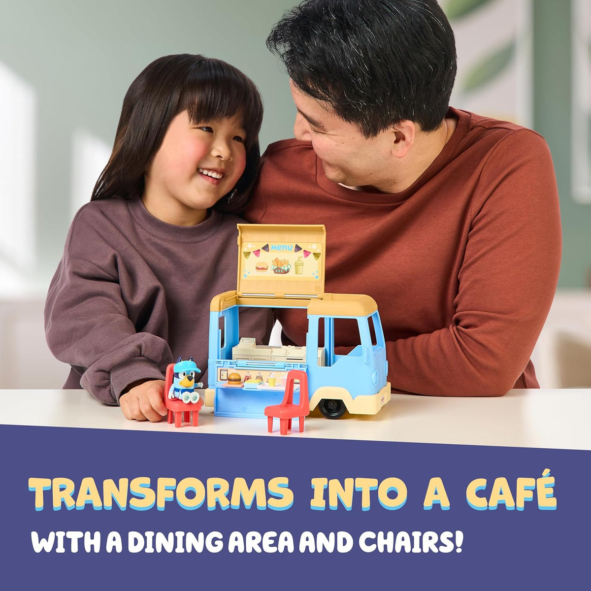 Bluey Lets Play Chef Food Truck Play