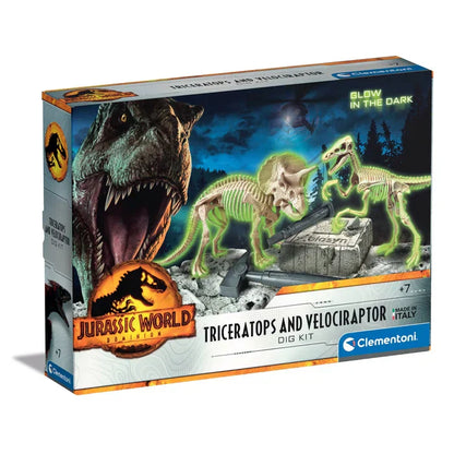 Clementoni Triceratops and Velociraptor Digital Kit