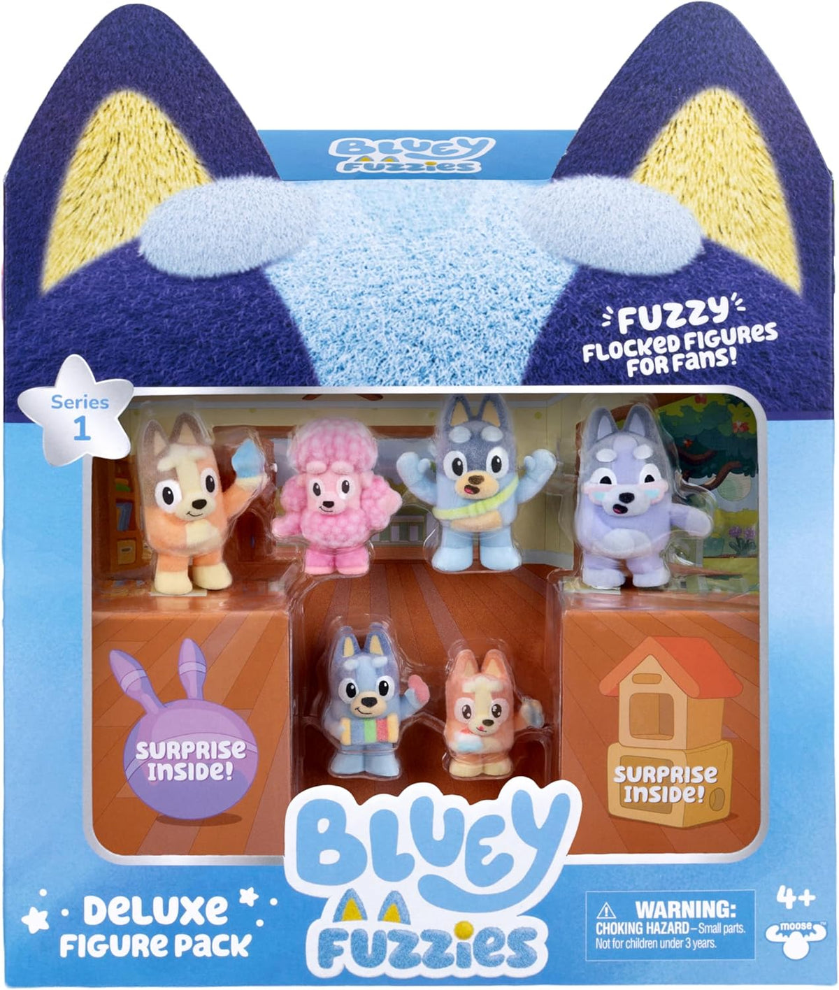 Bluey S14 Fuzzies Deluxe Figure Pack