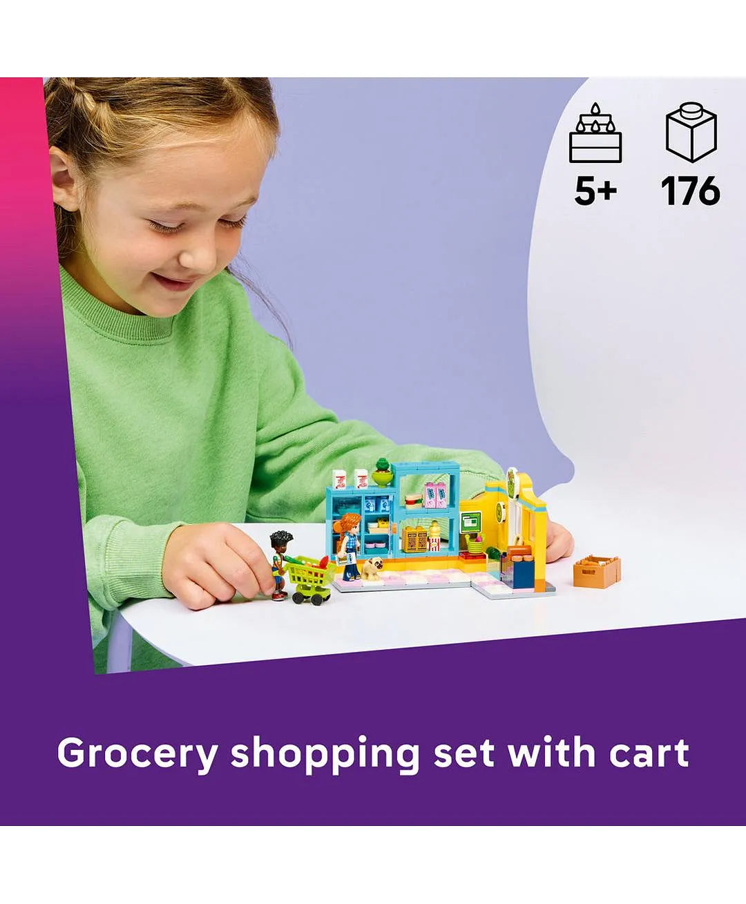 Lego Friends Heartlake City Convenience Store Grocery Building Set for Kids