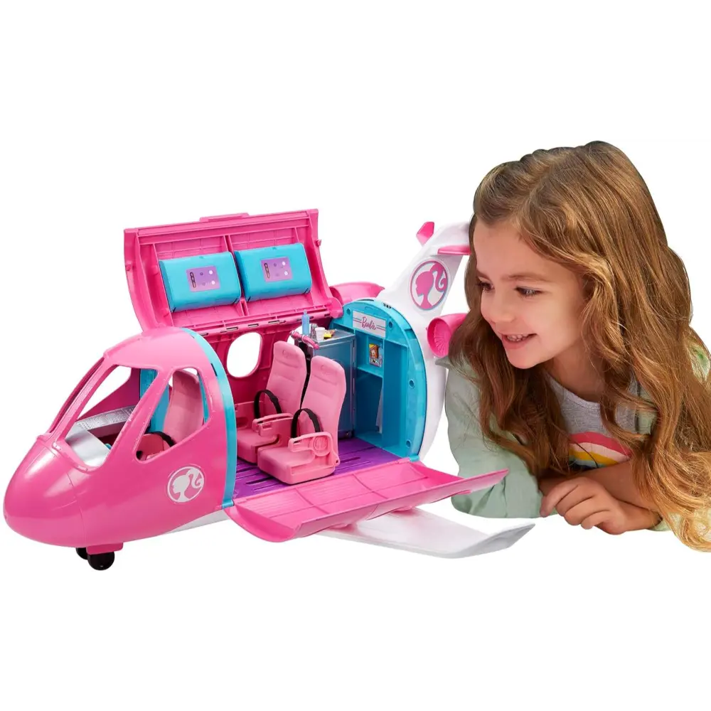 Barbie Dreamplane Transforming Airplane Playset with 15+ Accessories