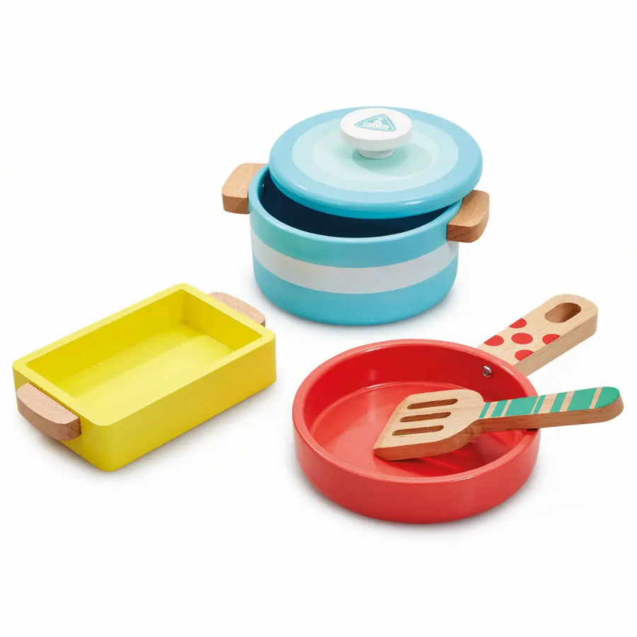 Early Learning Centre Wooden Pots & Pans