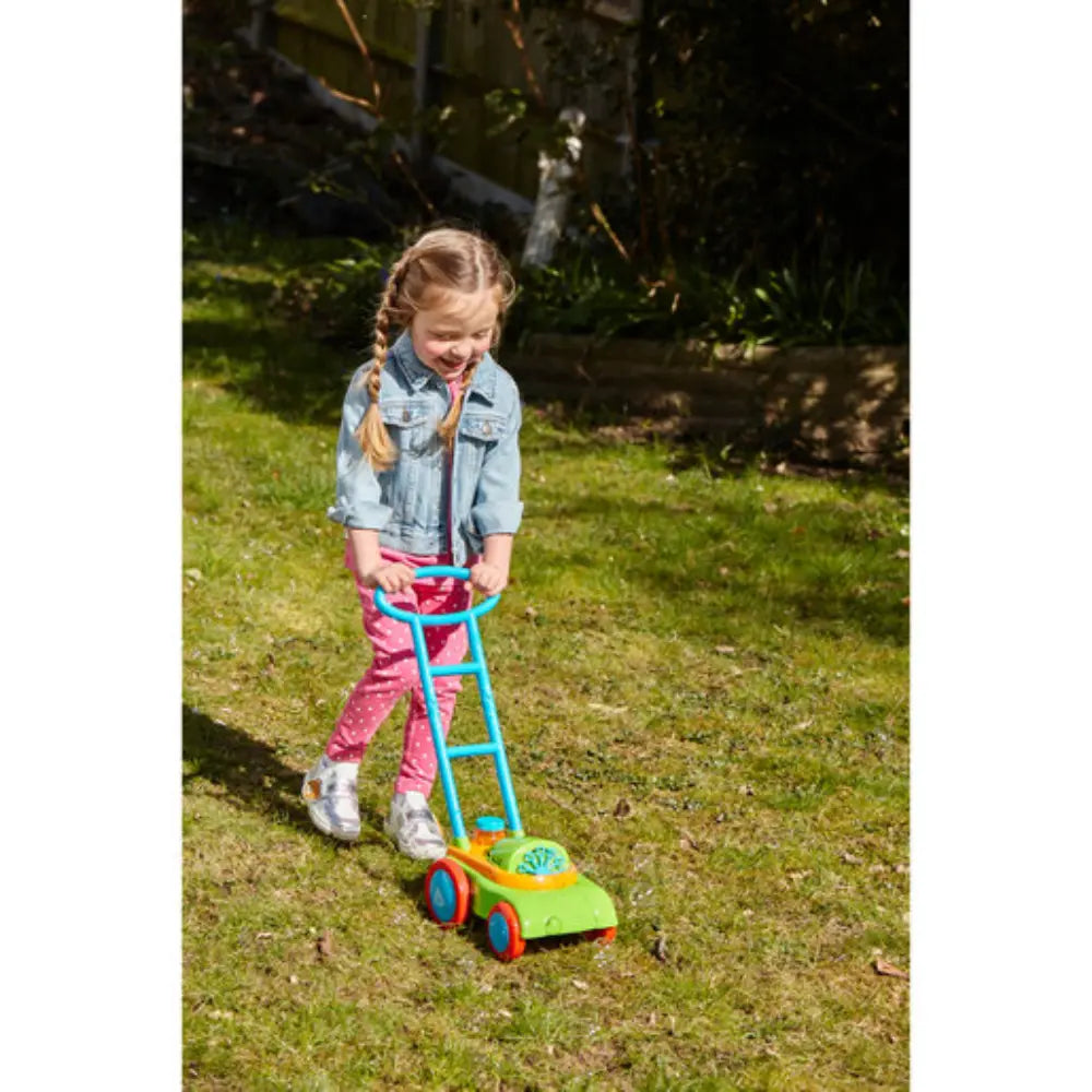 Early Learning Centre Bubbles Mower - Friction-Powered Push Along Bubble Blower