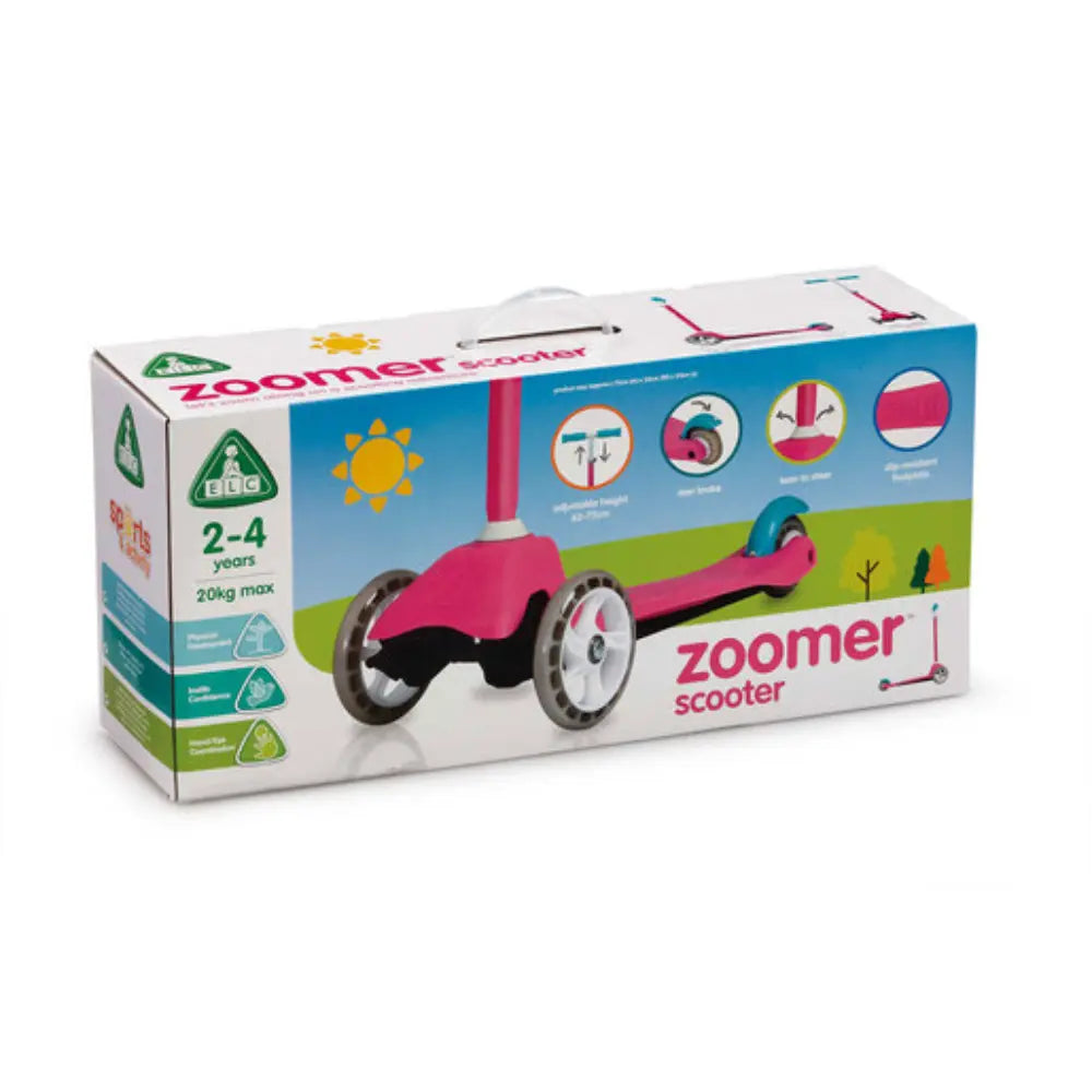Early Learning Centre Outoor Junior Pink Zoomer Scooter 3-in-1
