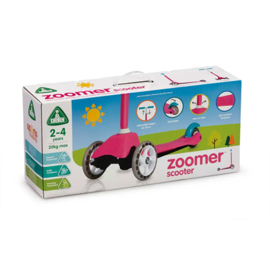 Early Learning Centre Outoor Junior Pink Zoomer Scooter 3-in-1