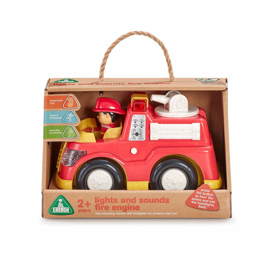 Early Learning Centre  Light And Sound Fire Engine Eco Friendly Battery Operated